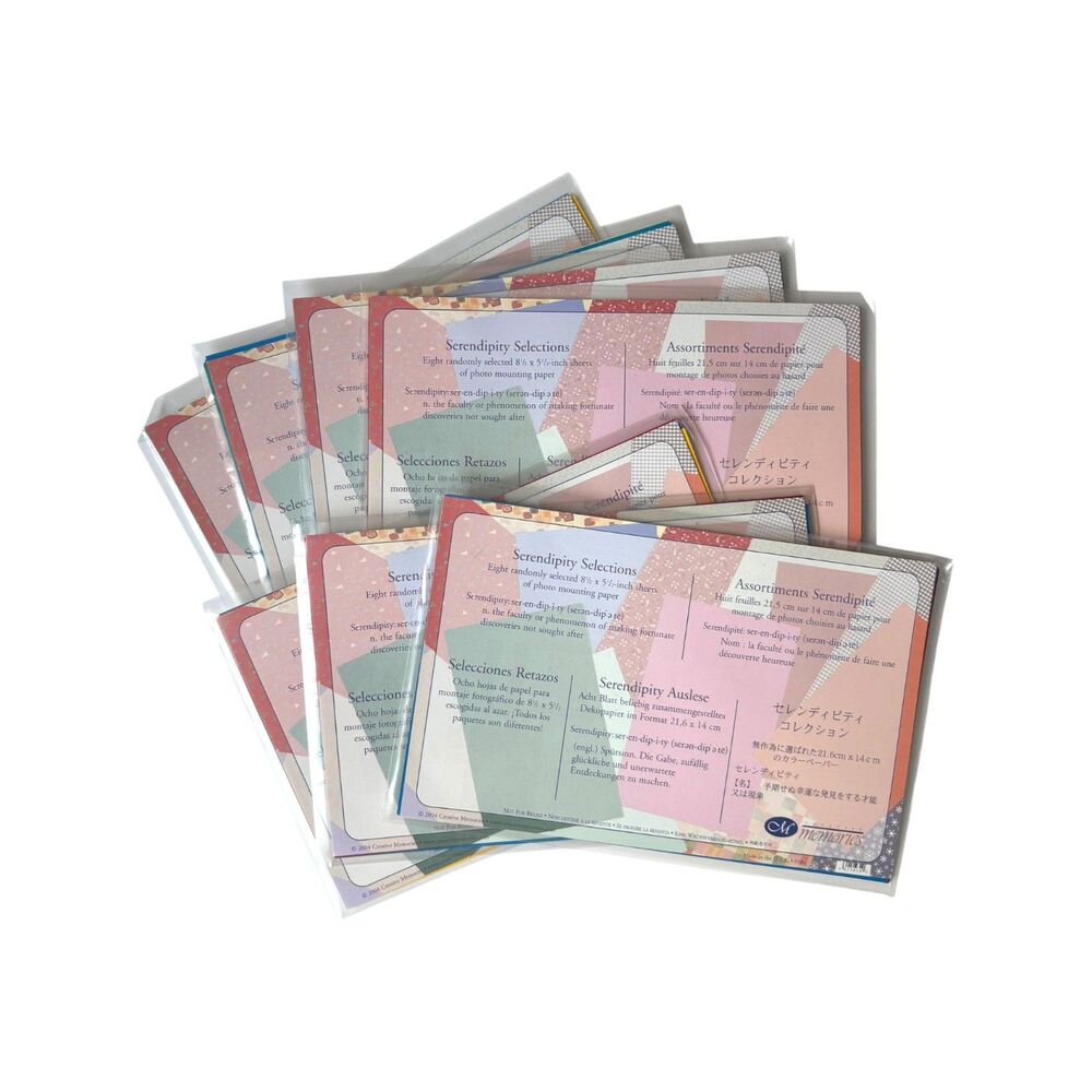 SERENDIPITY SELECTIONS Creative Memories Photo Mounting Paper * 7 Random Packs
